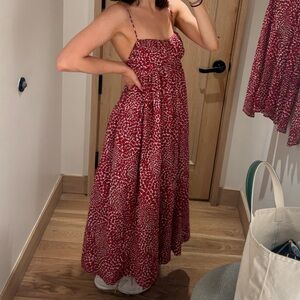 J crew strawberry sun dress size small